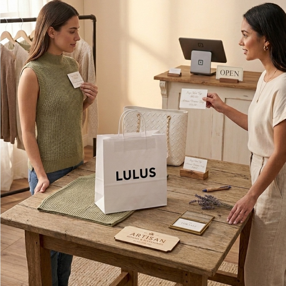 Lulu's Olive Green Sleeveless Knit Turtleneck Sweater - Picture 7 of 9